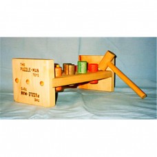 THE PUZZLE-MAN TOYS W-1500 Wooden Toy - Pounding Pegs   